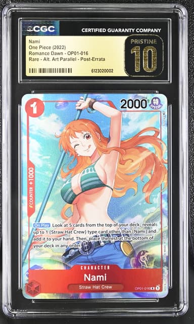 Nami R (Borderless) Alt. Art Post-Errata (Up to)