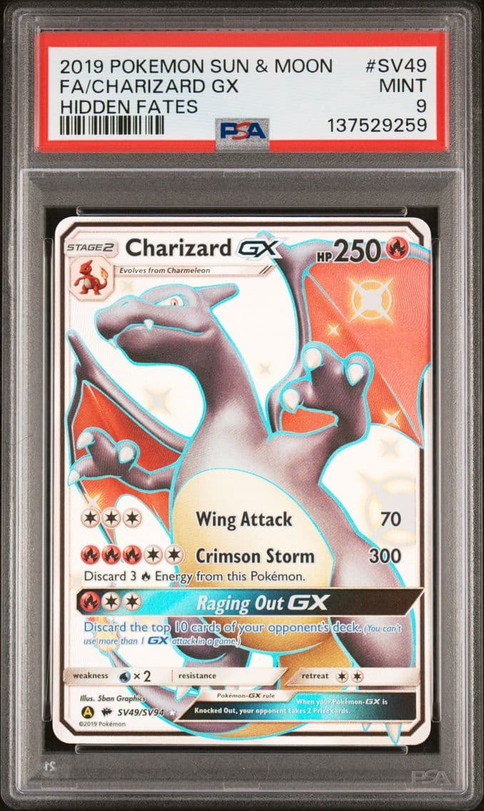 2019 #SV49 Full Art/Charizard GX