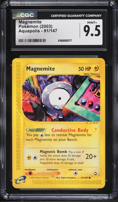 Pokemon Aquapolis Magnemite #91