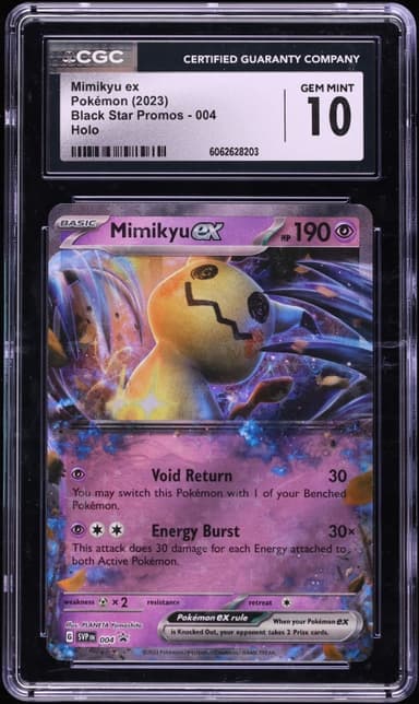 Pokemon Scarlet & Violet Black Star Promo Holo Mimikyu Ex #4