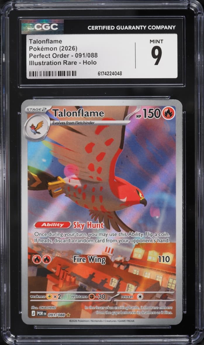Pokemon Mega Evolution Perfect Order IR Talonflame #91