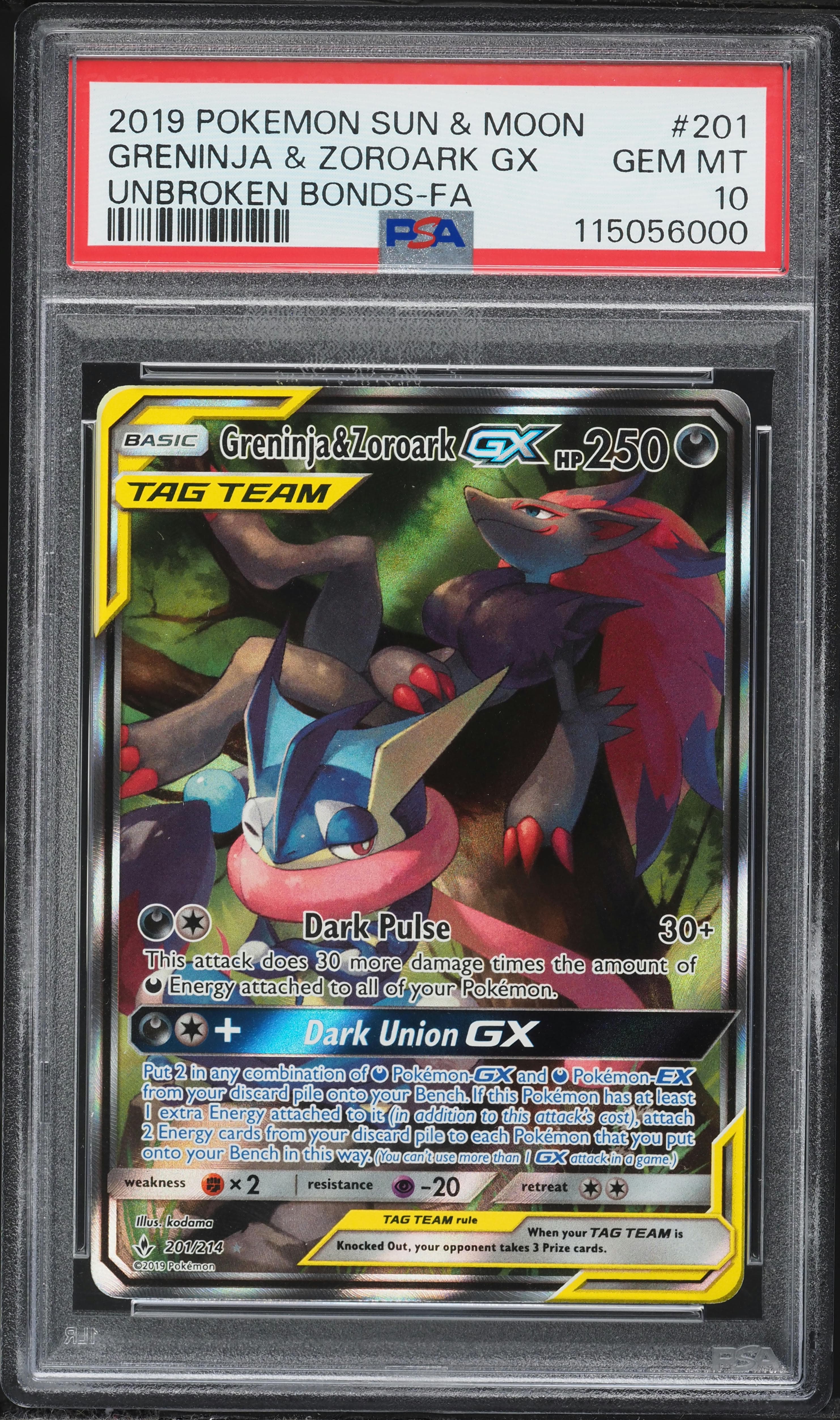 Full Art/Greninja & Zoroark GX