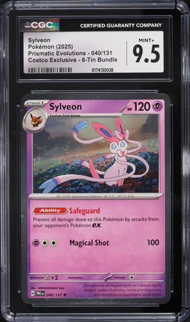 Pokemon Scarlet & Violet Prismatic Evolutions Costco Exclusive Sylveon #40