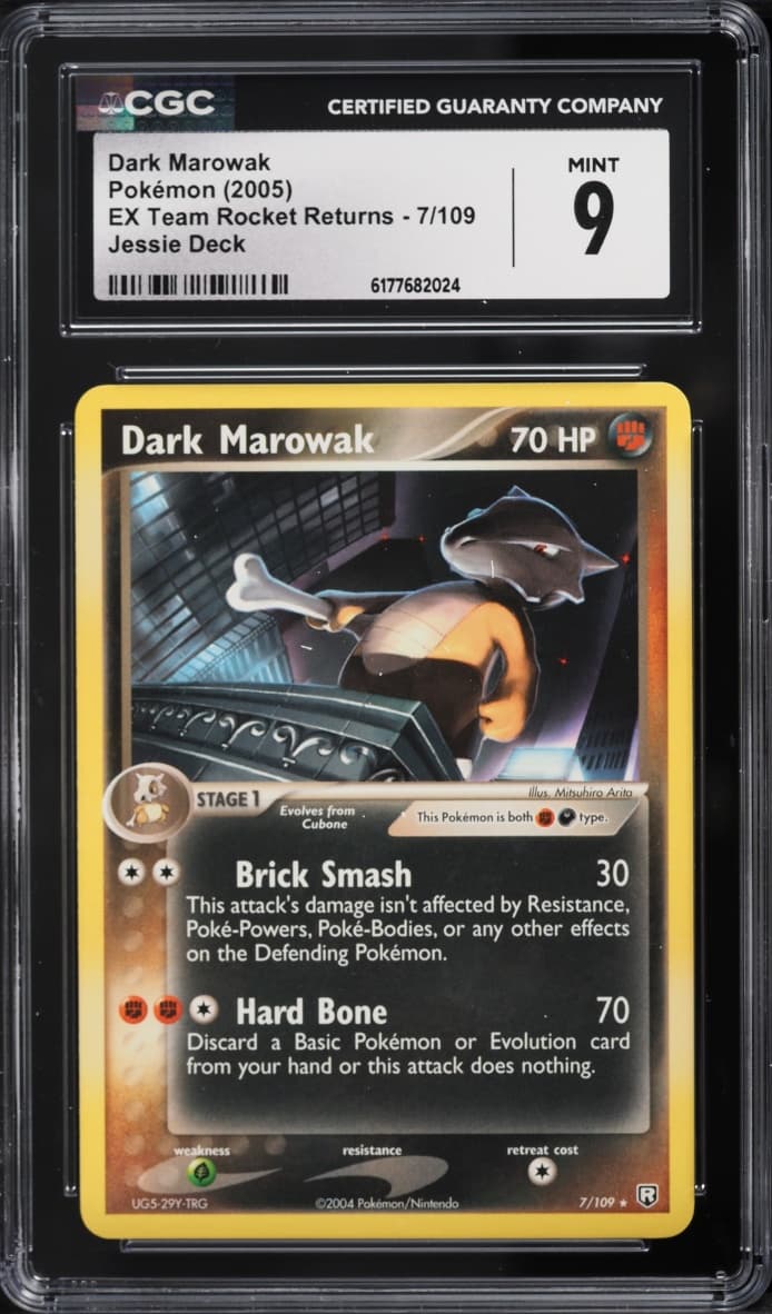 Pokemon Ex Team Rocket Returns Jessie Deck Dark Marowak #7