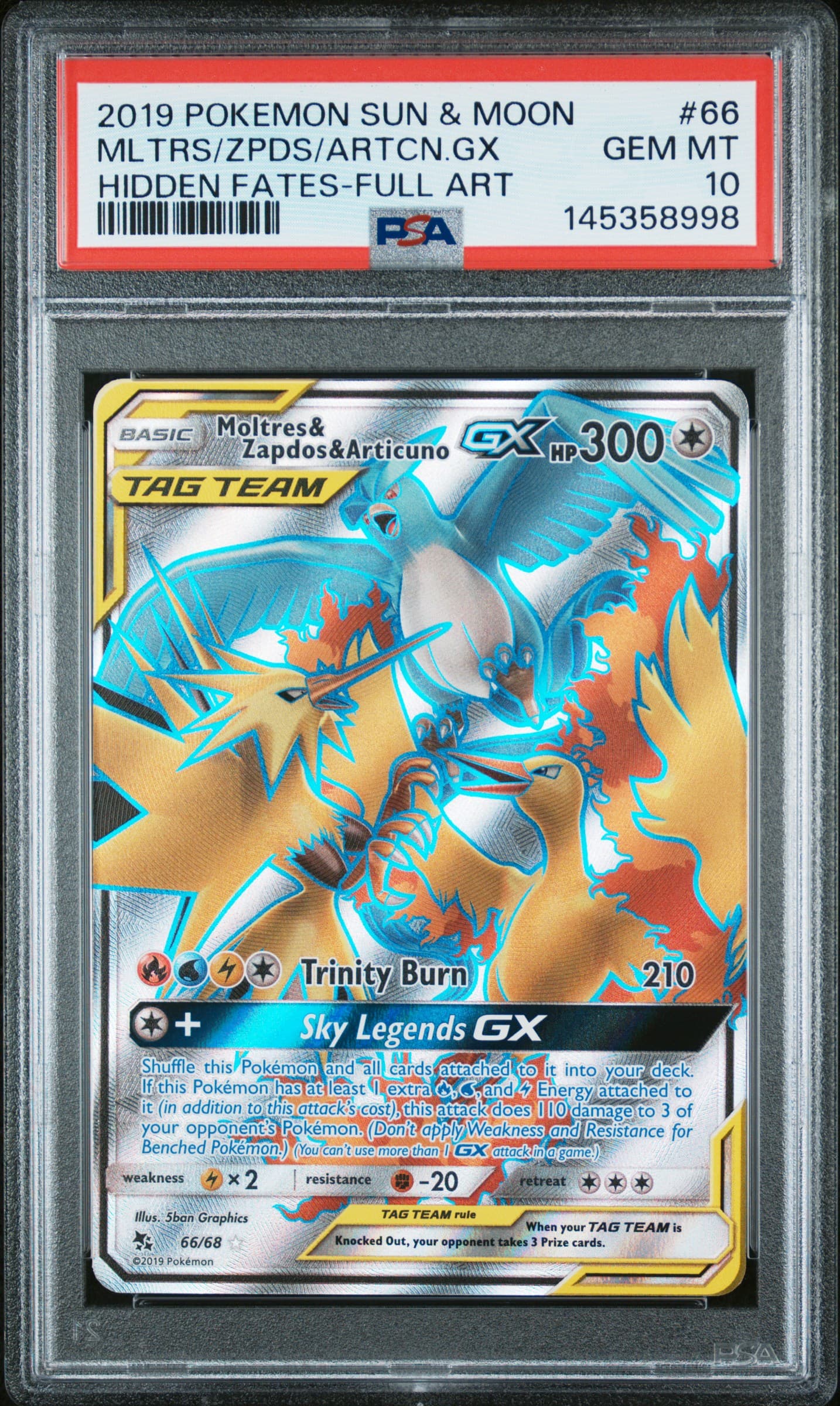 Full Art/Moltres & Zapdos & Articuno GX
