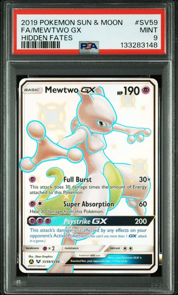 2019 #SV59 Full Art/Mewtwo GX PS