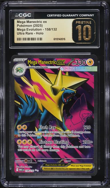 Pokemon Mega Evolution UR Mega Manectric Ex #158