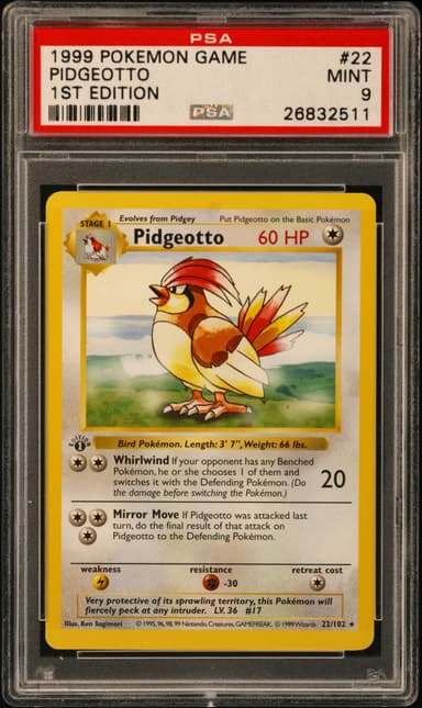 Pidgeotto 1st Edition