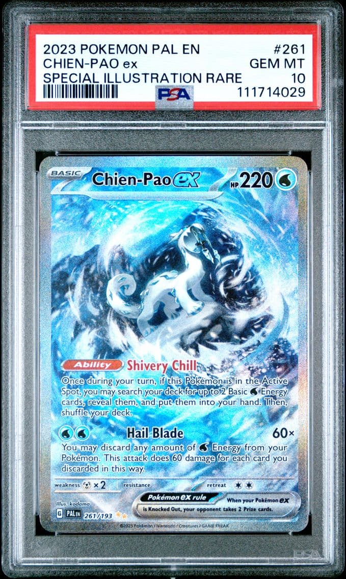 2023 #261 Chien-Pao EX PSA 10 Pa