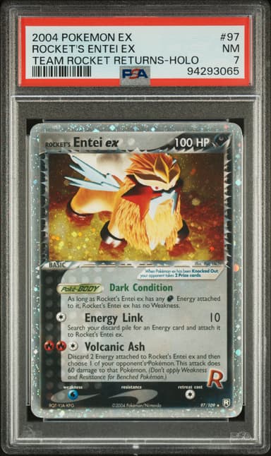 Rocket's Entei EX-Holo
