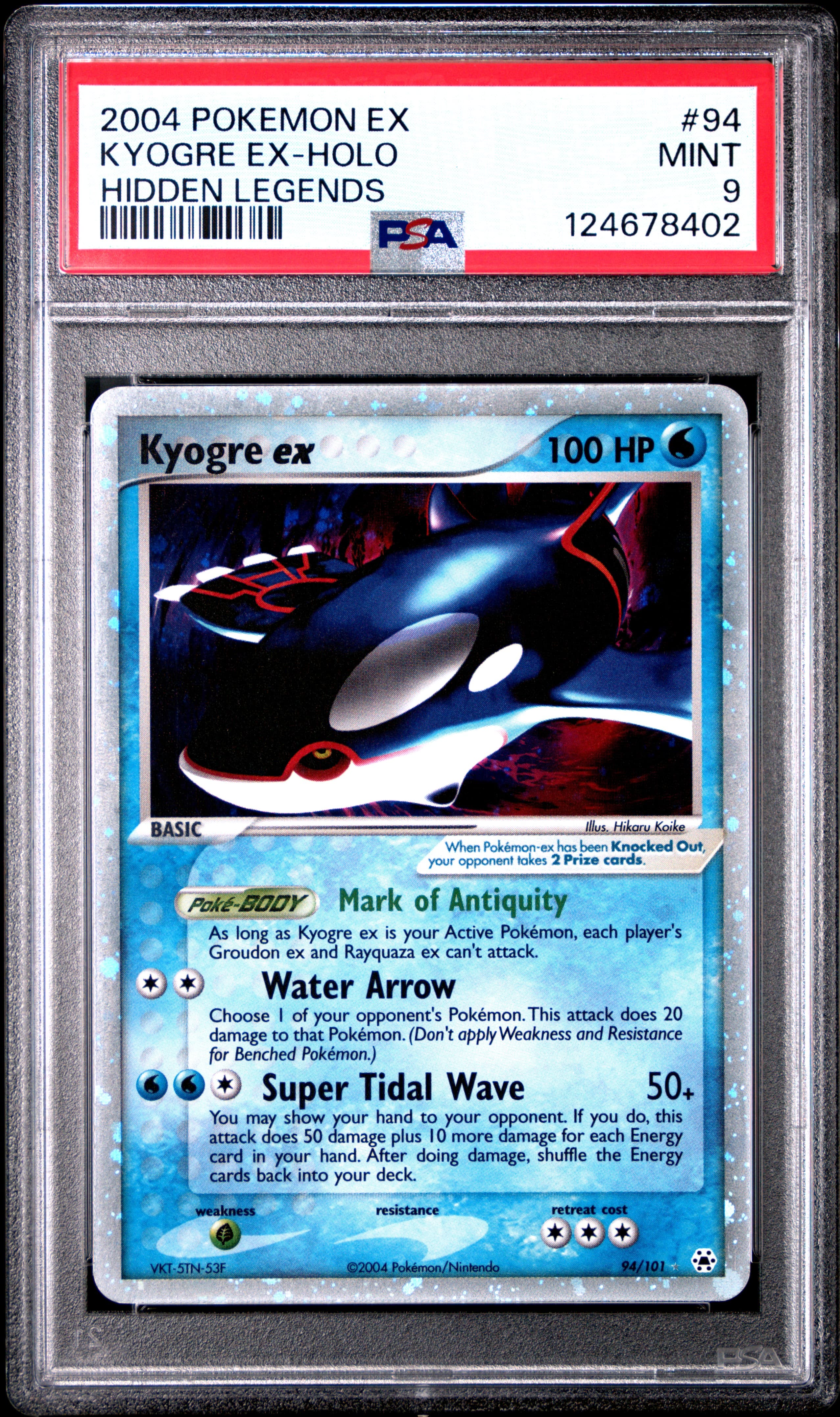 Kyogre EX-Holo