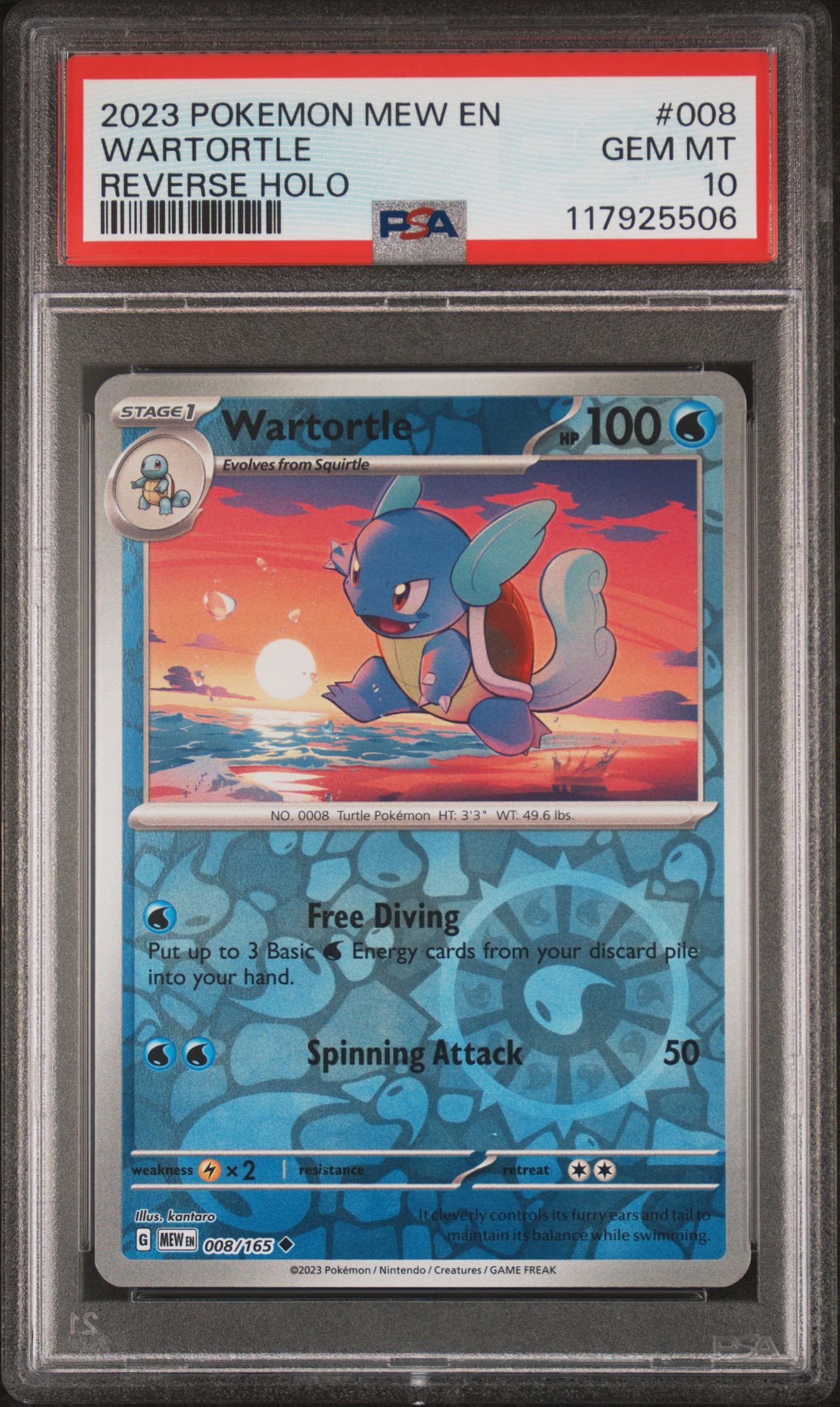 Wartortle Reverse Holo