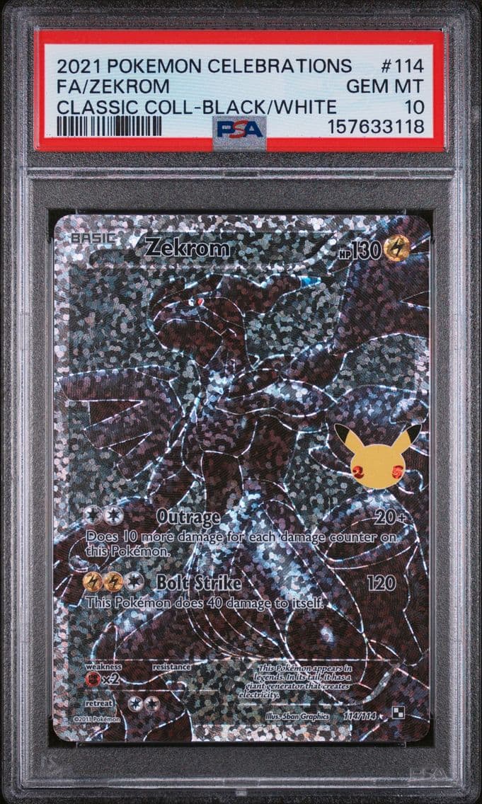 2021 #114 Full Art/Zekrom PSA 10