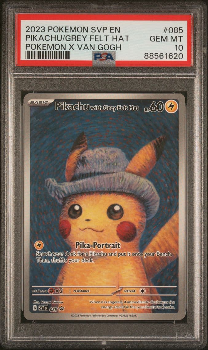2023 #085 Pikachu With Grey Felt