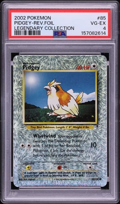 Pokemon Legendary Collection Reverse Holo Pidgey #85
