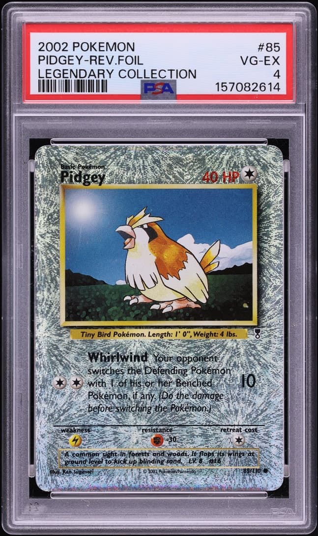 Pokemon Legendary Collection Reverse Holo Pidgey #85