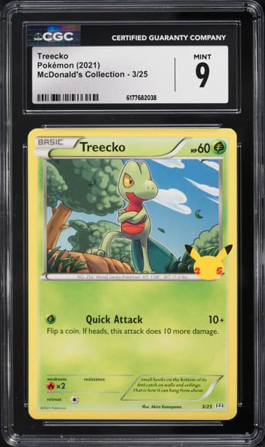 Pokemon Sword & Shield Mcdonald's Collection Treecko #3