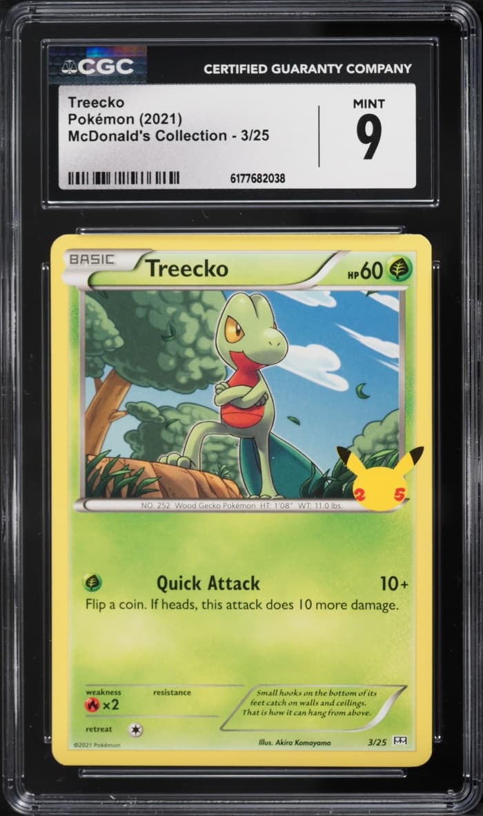 Pokemon Sword & Shield Mcdonald's Collection Treecko #3