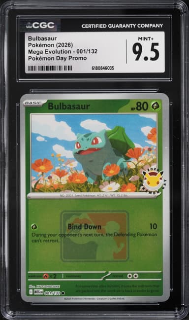 Pokemon Mega Evolution Day Promo Bulbasaur #1