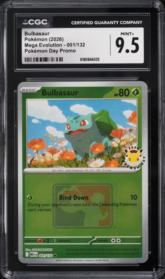 Pokemon Mega Evolution Day Promo Bulbasaur #1