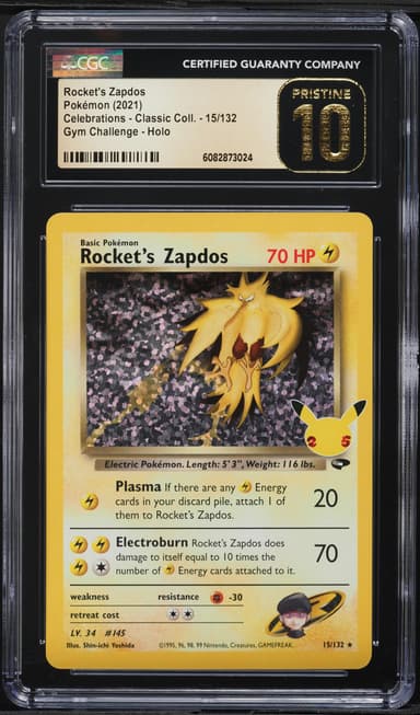 Rocket's Zapdos-Holo