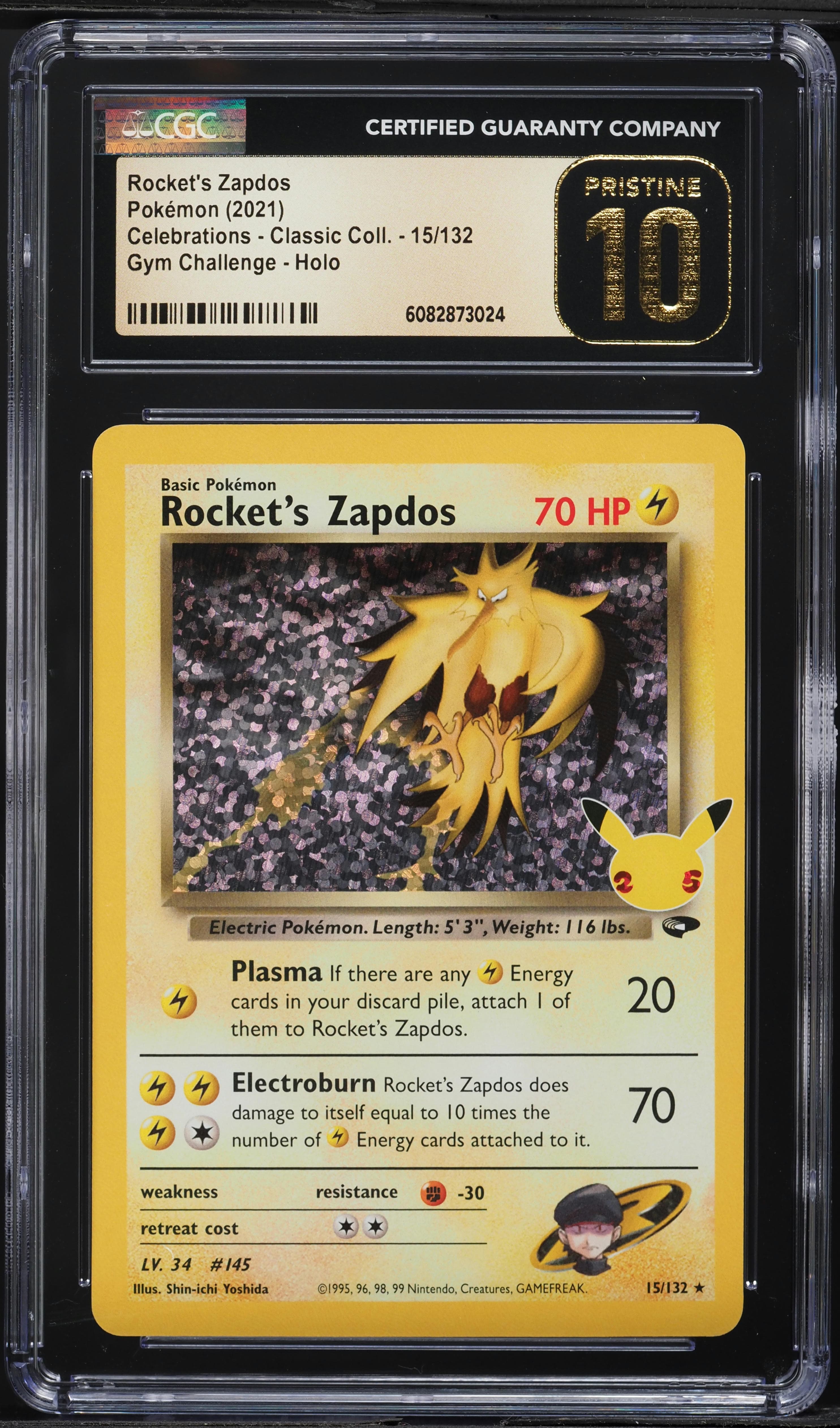Rocket's Zapdos-Holo