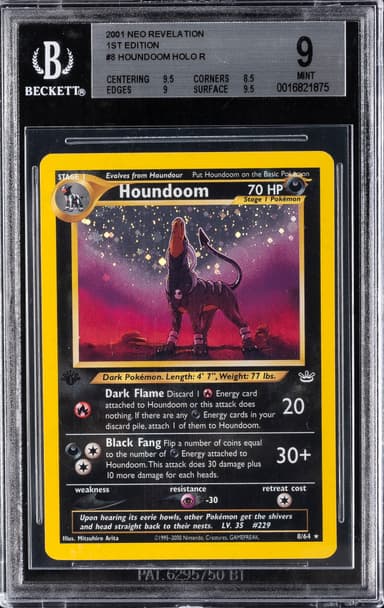 Pokemon Neo Revelation 1st Edition Holo Houndoom