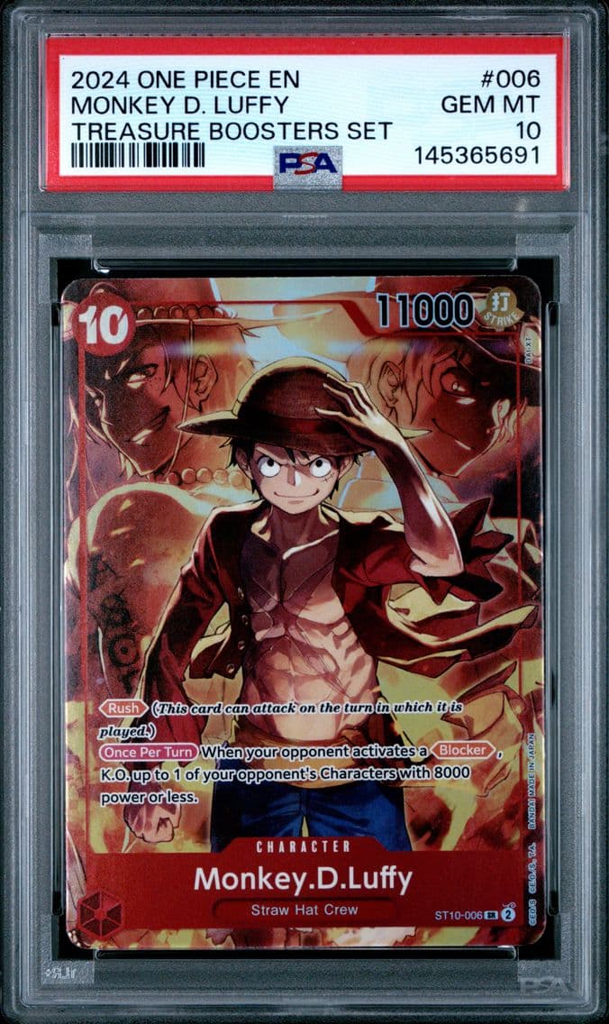 2024 #006 Monkey D. Luffy PSA 10