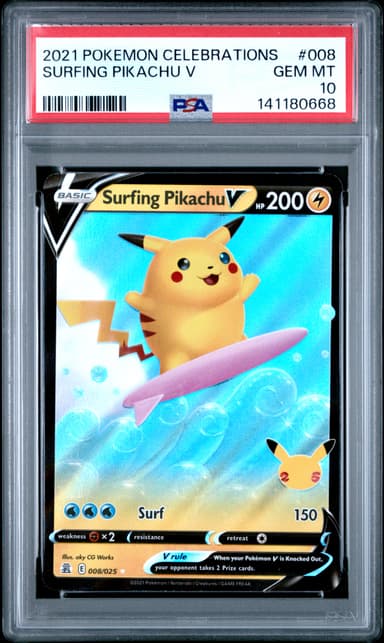 Surfing Pikachu V