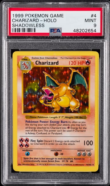 Charizard-Holo Shadowless
