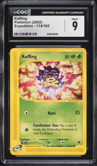 Pokemon Expedition Base Set Koffing #114