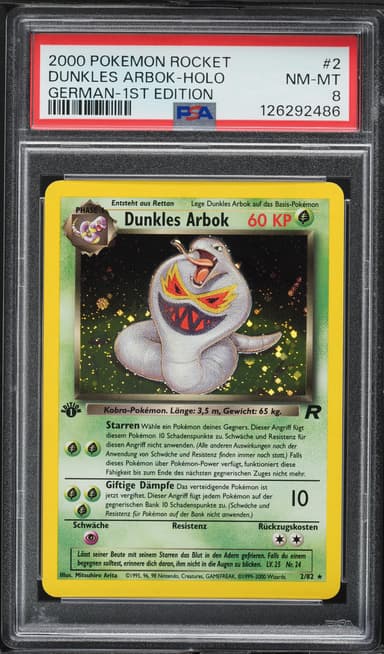 Dunkles Arbok-Holo