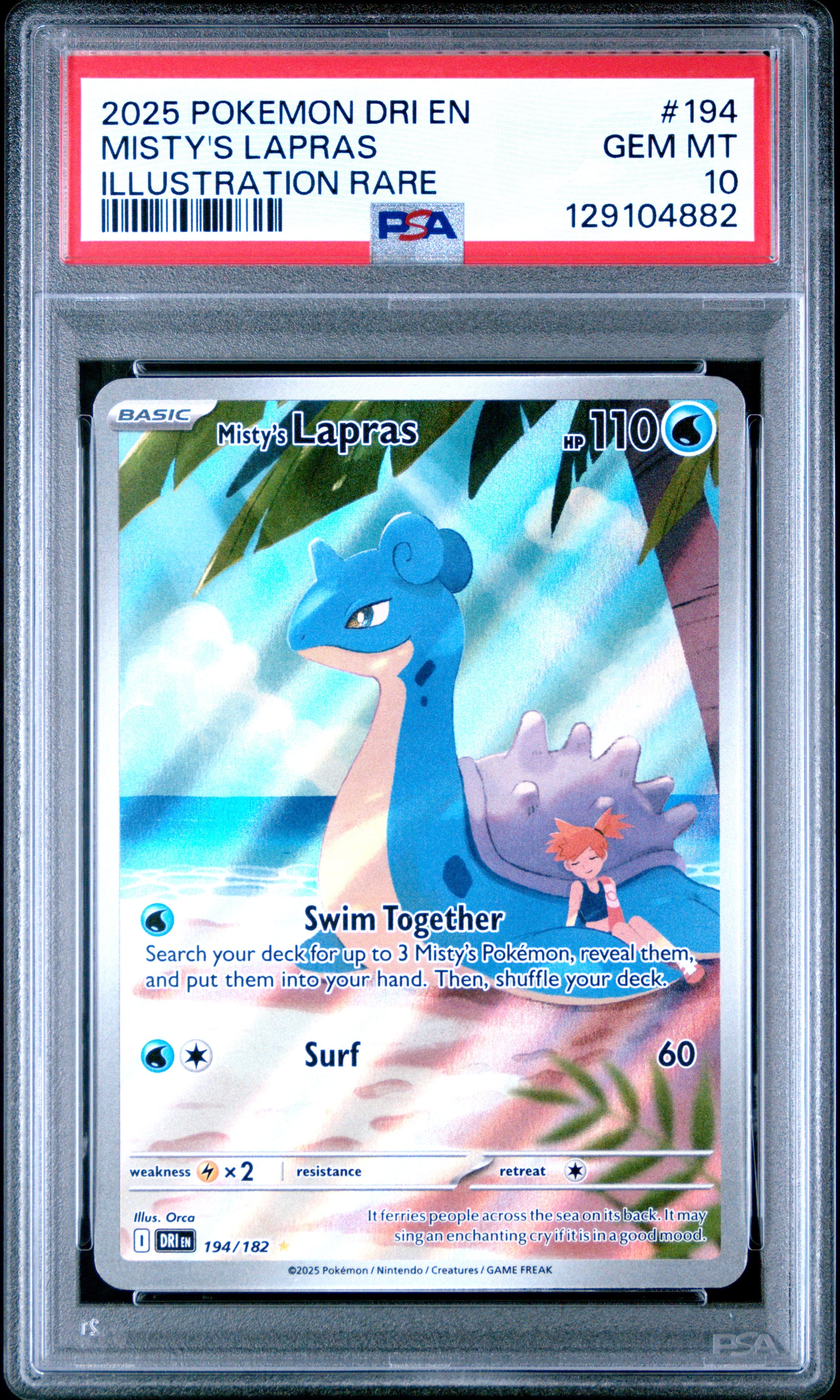 Misty's Lapras