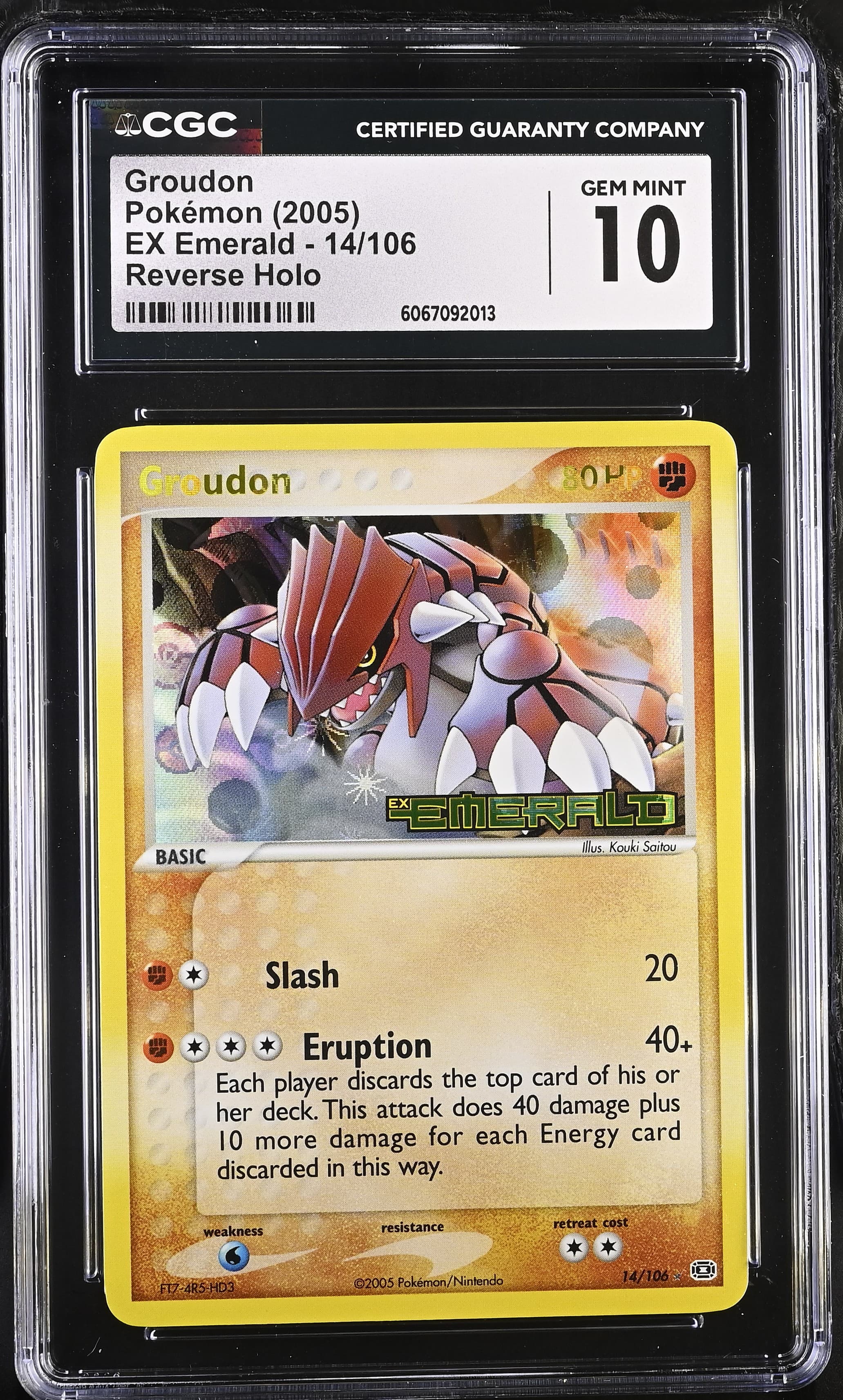Groudon Reverse Holo