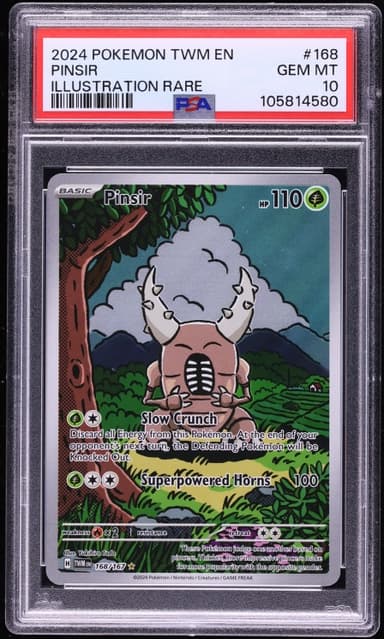 Pokemon Scarlet & Violet Twilight Masquerade IR Pinsir #168