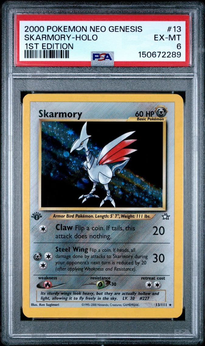 2000 #13 Skarmory-Holo PSA 6 Neo