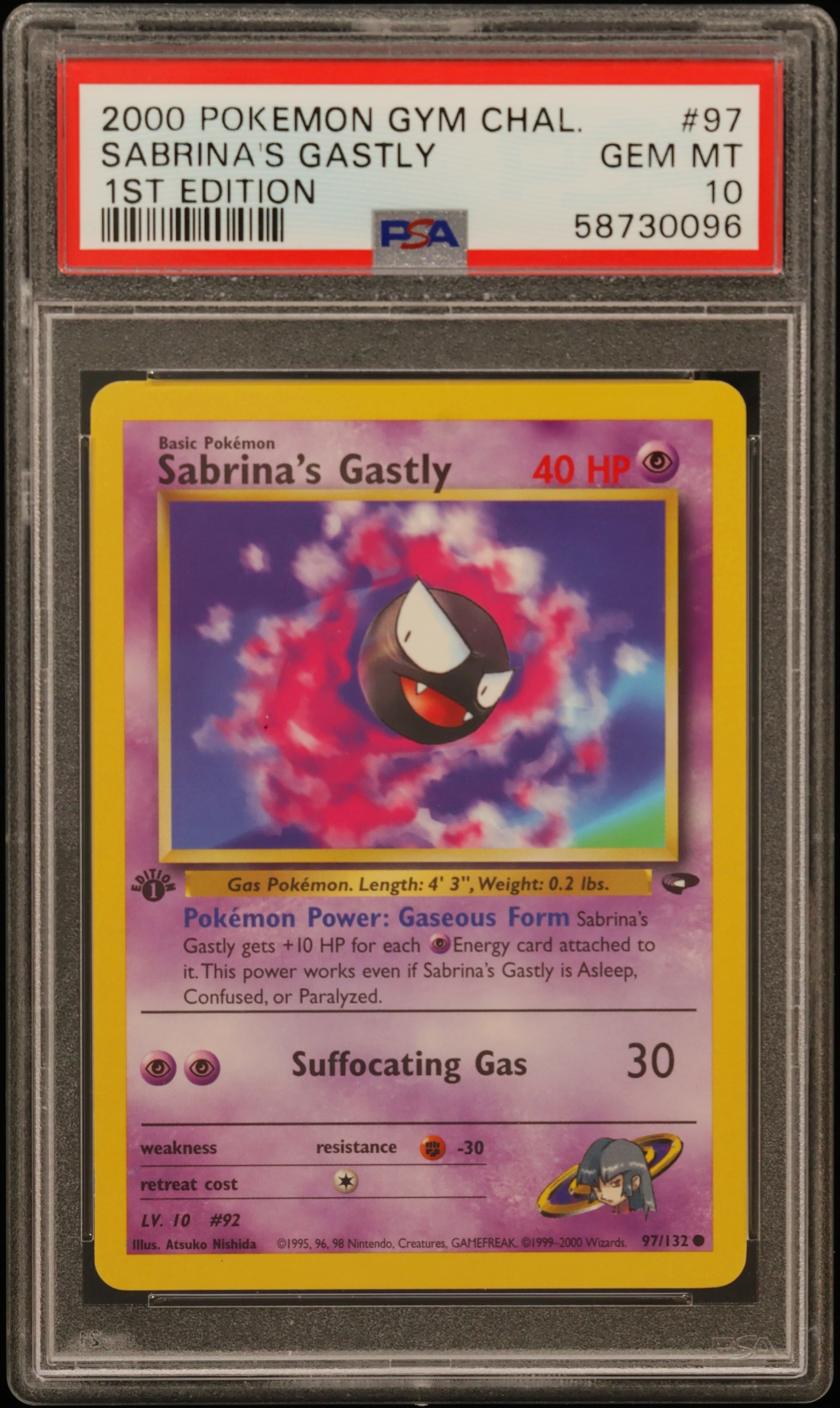 Sabrina's Gastly 1st Edition