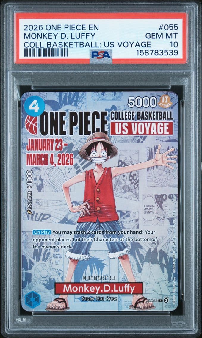 2026 #055 Monkey D. Luffy PSA 10