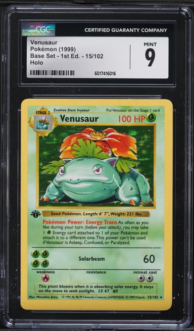 Venusaur-Holo 1st Edition