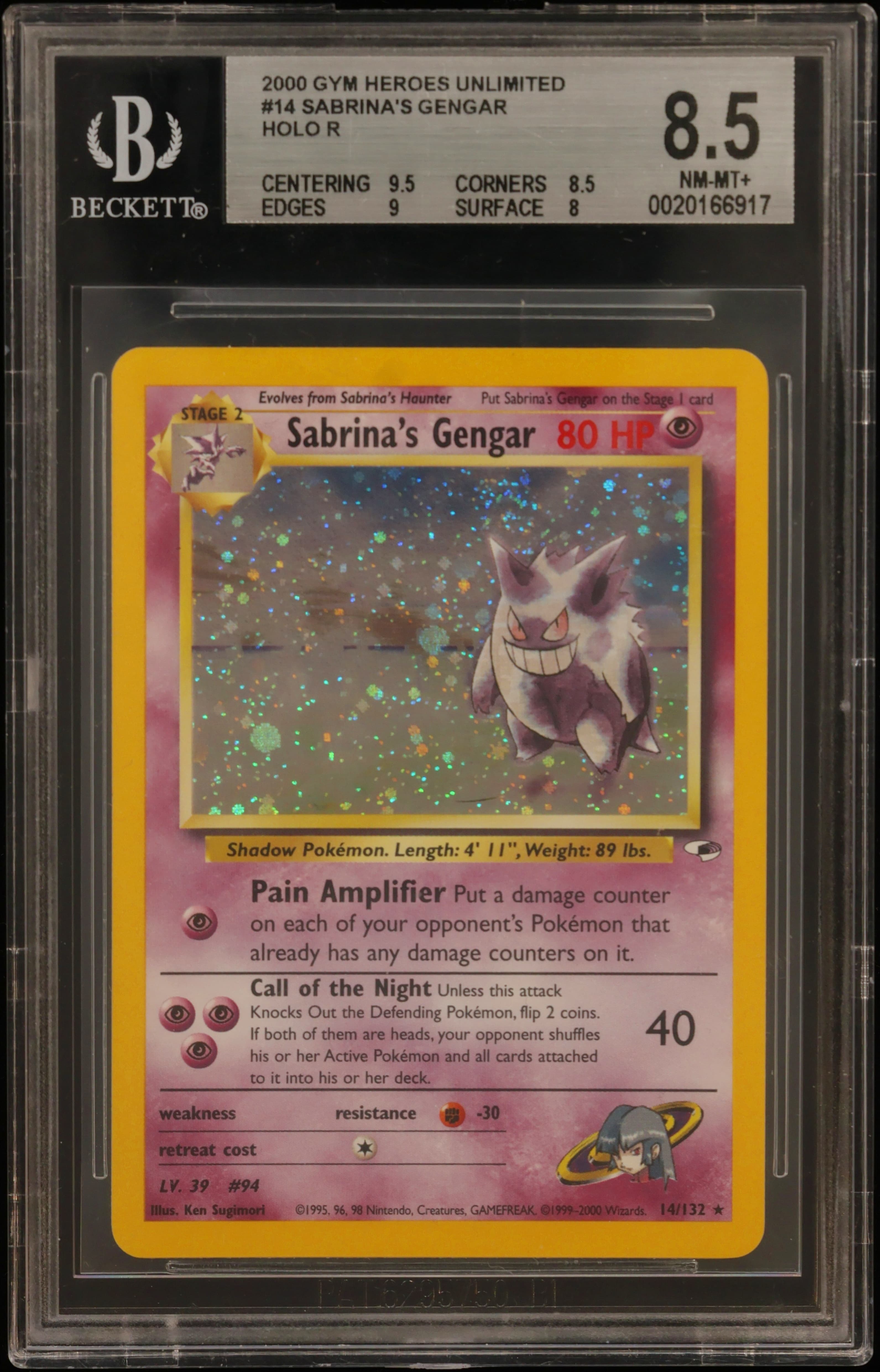 Sabrina's Gengar HOLO R