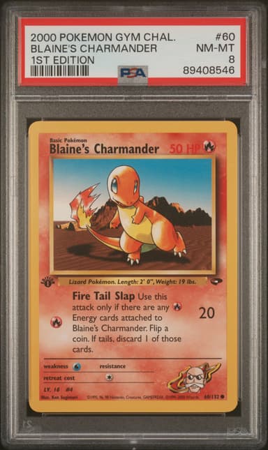 BLAINE'S CHARMANDER 1st Edition