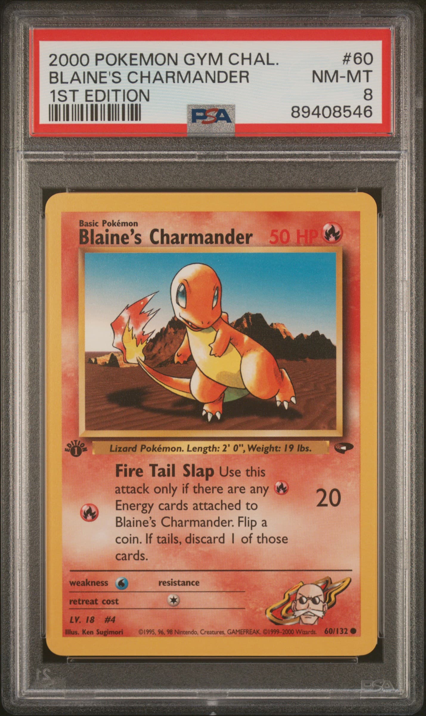 BLAINE'S CHARMANDER 1st Edition
