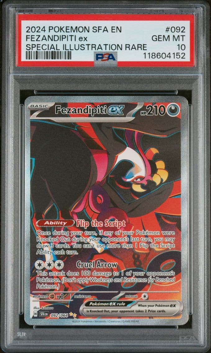2024 #092 Fezandipiti EX PSA 10 