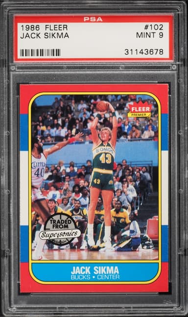 Fleer Basketball Jack Sikma #102