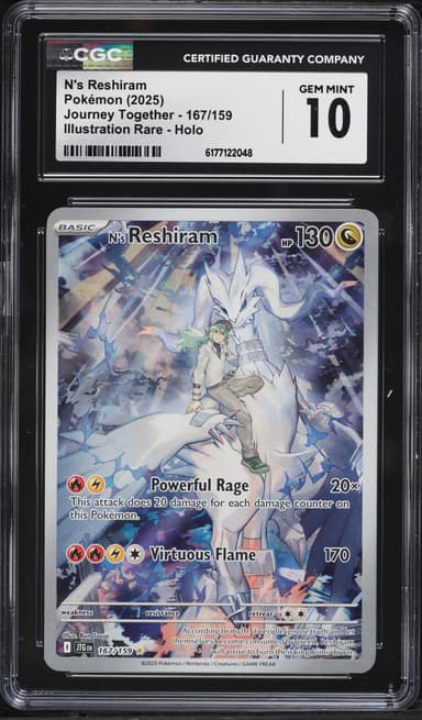 Pokemon Scarlet & Violet Journey Together IR N's Reshiram #167