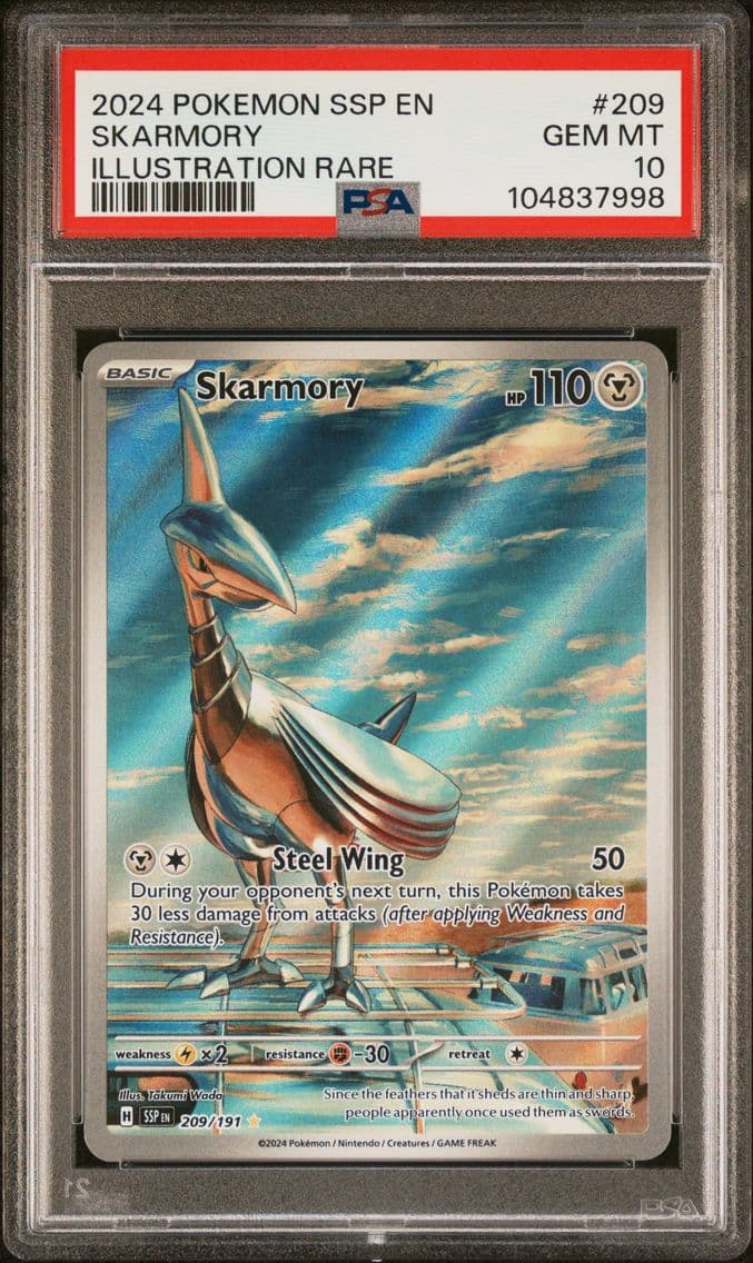 2024 #209 Skarmory PSA 10 Ssp EN
