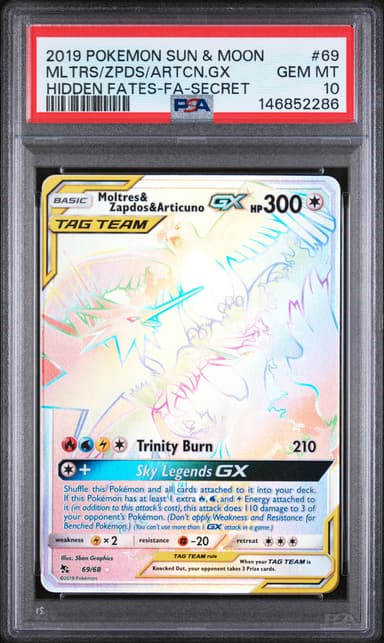 Full Art/Moltres & Zapdos & Articuno GX