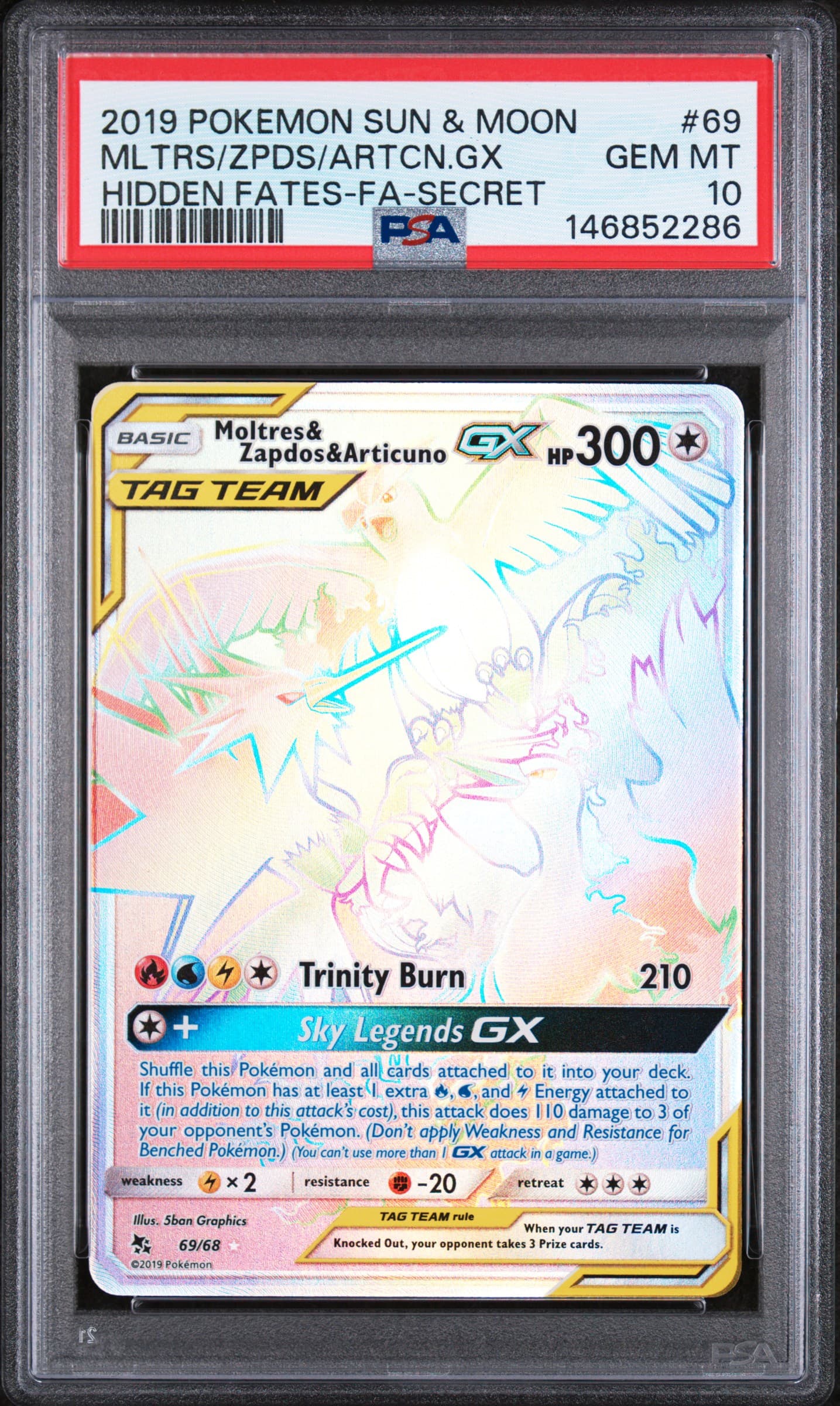 Full Art/Moltres & Zapdos & Articuno GX