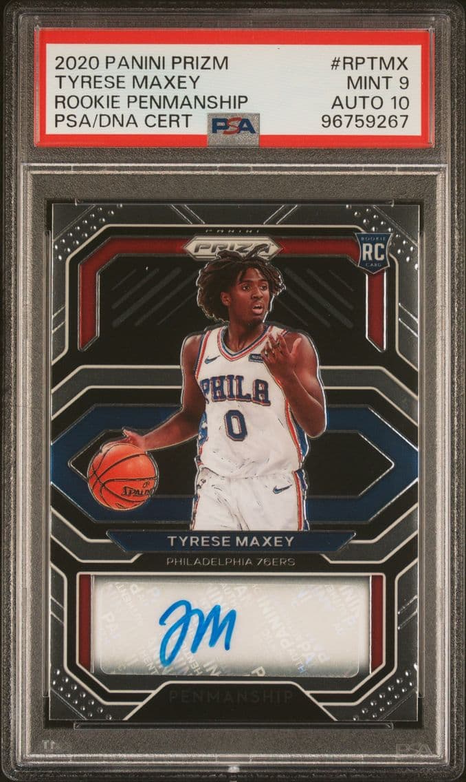 2020 #RPTMX Tyrese Maxey PSA 9 P