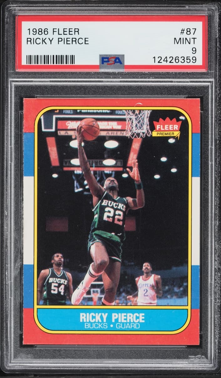 Fleer Basketball Ricky Pierce #87